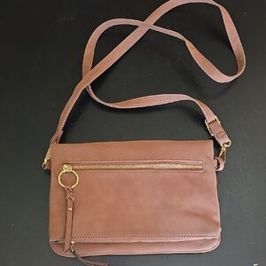 Elegant Brown Crossbody Bag